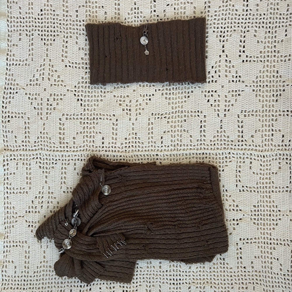 Handmade Knit Set By Me❦